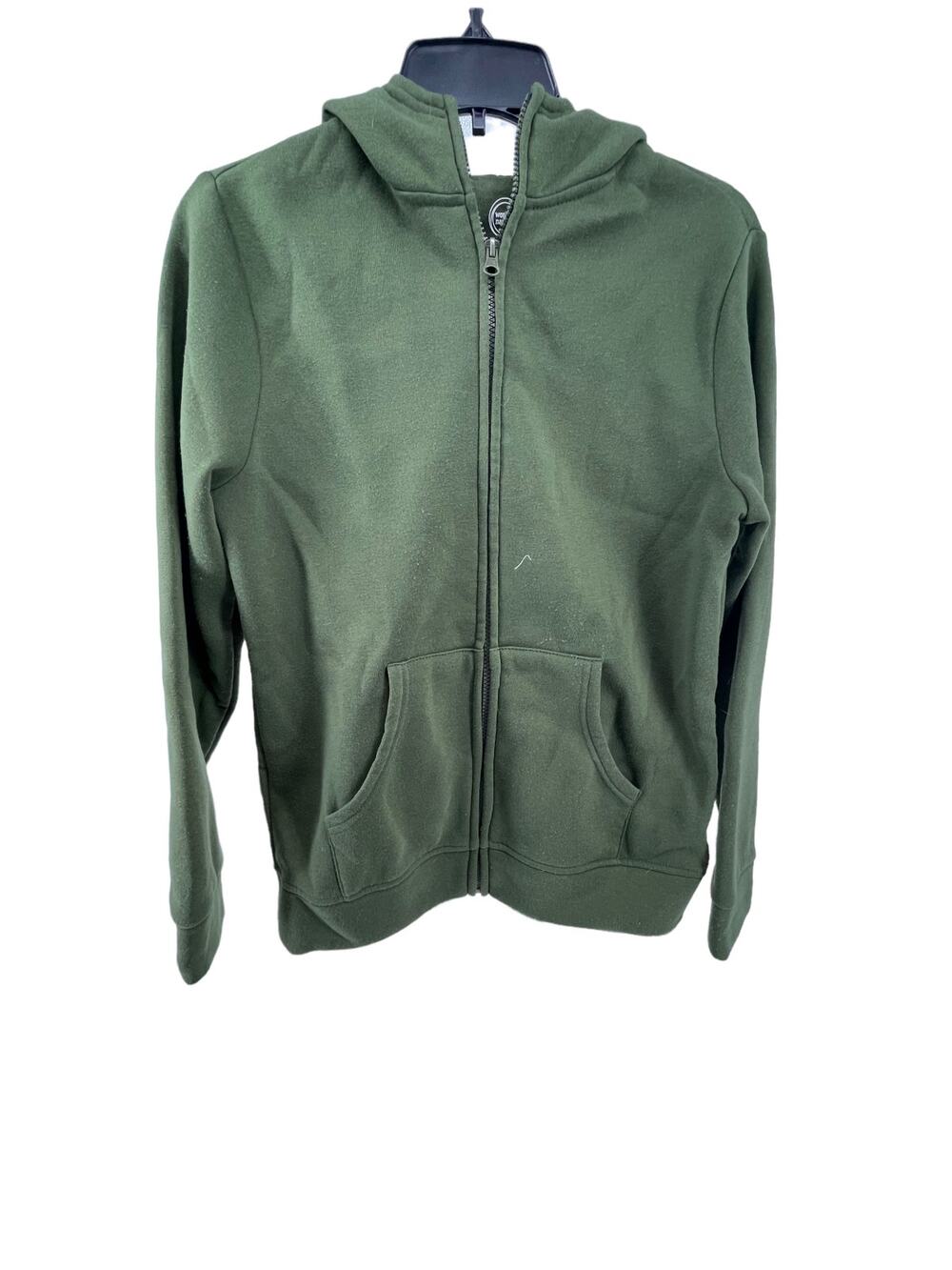 Wonder Nation Boys Green Full Zip Hoodie Sweatshirt Youth Size XL 14-16